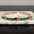 Emerald Tennis Bracelet with United States Flag no. 4 image 7