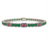 Emerald Tennis Bracelet with United Kingdom Flag no. 6 image 1