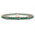 Emerald Tennis Bracelet with South Africa Flag no. 6 image 1