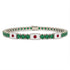 Emerald Tennis Bracelet with Japan Flag no. 6 image 1
