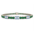 Emerald Tennis Bracelet with Argentina Flag no. 6 image 1