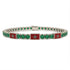 Emerald Tennis Bracelet with Morocco Flag no. 6 image 1
