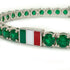 Emerald Tennis Bracelet with Mexico Flag no. 6 image 4