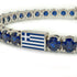 Sapphire Tennis Bracelet with Greece Flag no. 15 image 4