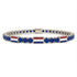 Sapphire Tennis Bracelet with Netherlands Flag no. 15 image 1
