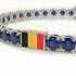 Sapphire Tennis Bracelet with Belgium Flag no. 15 image 3