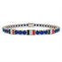 Sapphire Tennis Bracelet with Belgium Flag no. 15 image 1