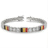 Diamond Tennis Bracelet with Belgium Flag no. 3 image 2