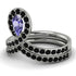 Tanzanite Pear Shape Stacking Bridal Set - Emilia No. 209 image 2