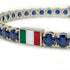 Sapphire Tennis Bracelet with Mexico Flag no. 15 image 4