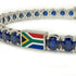 Sapphire Tennis Bracelet with South Africa Flag no. 15 image 4