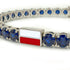 Sapphire Tennis Bracelet with Poland Flag no. 15 image 4