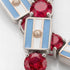 Ruby Tennis Bracelet with Argentina Flag no. 12 image 3
