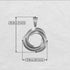 Stunning Three-Round Intertwined Necklace - Angela No. 1 image 3