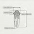 Diamond 3-Stones Art Deco Engagement Ring - Aniyah No. 3 image 3