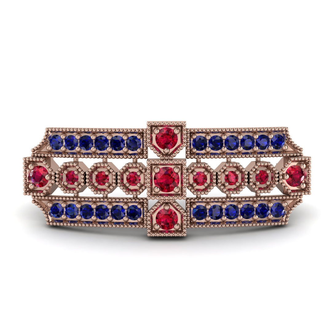 Ruby Antique Elegance Brooch - Alondra No. 71