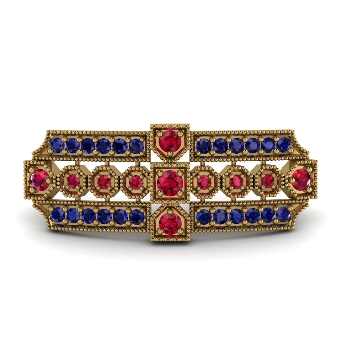 Ruby Antique Elegance Brooch - Alondra No. 70