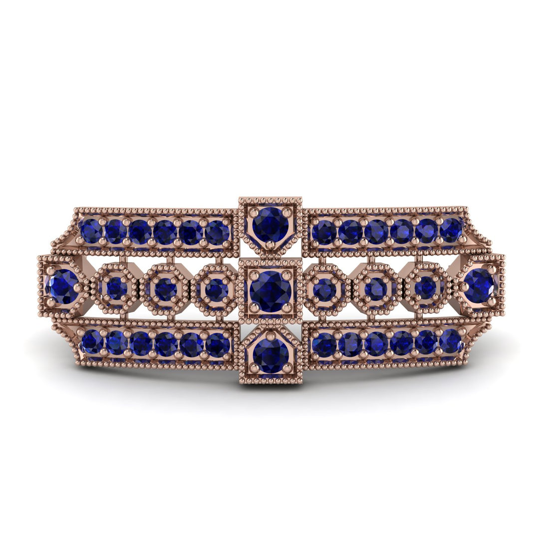 Sapphire Antique Elegance Brooch - Alondra No. 74