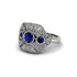 Sapphire Art Deco Geometric Engagement Ring - Haven No. 15 image 2