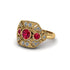 Ruby Art Deco Geometric Engagement Ring - Haven No. 10 image 2