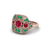 Ruby Art Deco Geometric Engagement Ring - Haven No. 26 image 2