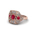 Ruby Art Deco Geometric Engagement Ring - Haven No. 11 image 2