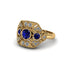 Sapphire Art Deco Geometric Engagement Ring - Haven No. 13 image 2