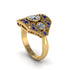 Diamond Art Deco Geometric Engagement Ring - Haven No. 61 image 3