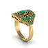 Emerald Art Deco Geometric Engagement Ring - Haven No. 19 image 3