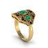 Emerald Art Deco Geometric Engagement Ring - Haven No. 34 image 3