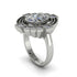 Diamond Art Deco Halo Fashion Ring - Gracelynn No. 3 image 2