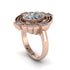Diamond Art Deco Halo Fashion Ring - Gracelynn No. 2 image 2
