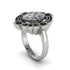 Diamond Art Deco Halo Fashion Ring - Gracelynn No. 33 image 2