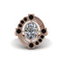 Diamond Art Deco Halo Fashion Ring - Gracelynn No. 32 image 3