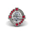 Diamond Art Deco Halo Fashion Ring - Gracelynn No. 48 image 2