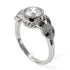 Art Deco Diamond Leaves Engagement Rings - Thalia No. 33 image 1
