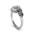 Art Deco Diamond Leaves Engagement Rings - Thalia No. 63 image 1