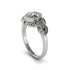 Art Deco Diamond Leaves Engagement Rings - Thalia No. 3 image 7