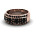 Baguette Black Diamond Eternity Wedding Band - Billy No. 38 image 2
