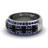 Baguette Black Diamond Eternity Wedding Band - Billy No. 69 image 2