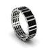 Baguette Black Diamond Eternity Wedding Band - Keegan No. 9 image 2