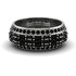 Baguette Black Diamond Eternity Wedding Band - Billy No. 39 image 1