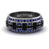 Baguette Black Diamond Eternity Wedding Band - Billy No. 69 image 1
