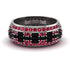 Baguette Black Diamond Eternity Wedding Band - Billy No. 54 image 1