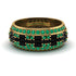 Baguette Black Diamond Eternity Wedding Band - Billy No. 22 image 1