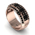 Baguette Black Diamond Eternity Wedding Band - Billy No. 38 image 3