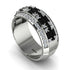 Baguette Black Diamond Eternity Wedding Band - Billy No. 9 image 3