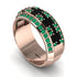Baguette Black Diamond Eternity Wedding Band - Billy No. 23 image 3