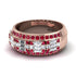 Baguette Diamond Eternity Wedding Band - Billy No. 47 image 2