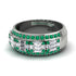 Baguette Diamond Eternity Wedding Band - Billy No. 18 image 2